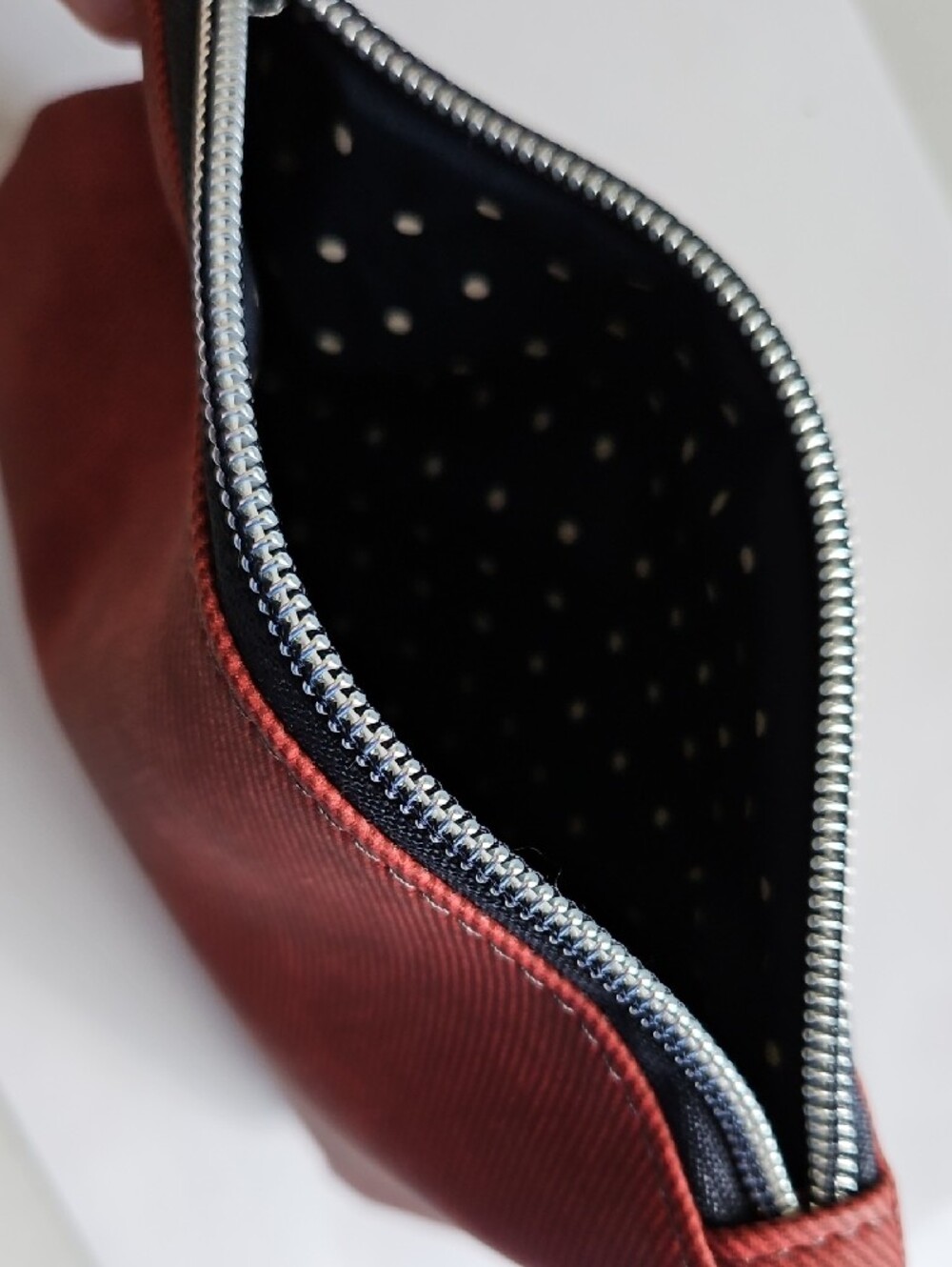 Red Zip Pouch - Picture 2 of 2